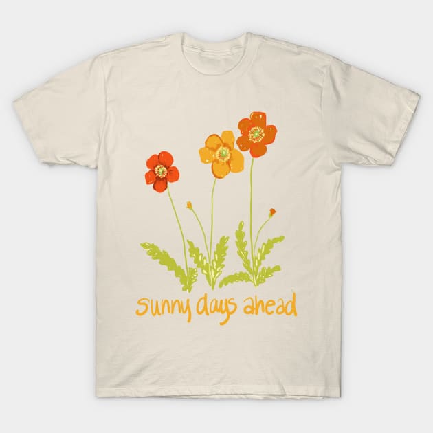 Sunny Days T-Shirt by Limezinnias Design